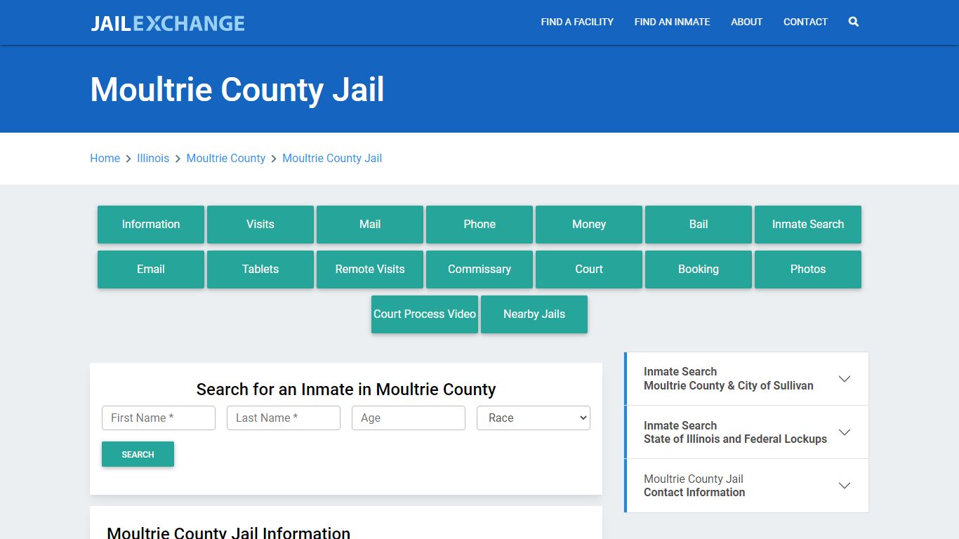 Moultrie County Jail Roster Lookup, IL, Inmate Search